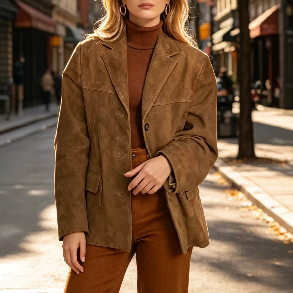 Ines Paris | Manteau Femme Ample Style Rétro – Grandes Poches