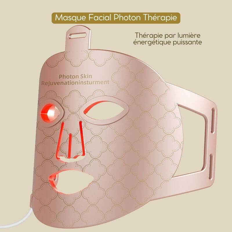 Masque LED de Rajeunissement - Thérapie Photonique – Photon Skin- Masque de Luminothérapie de nouvelle génération