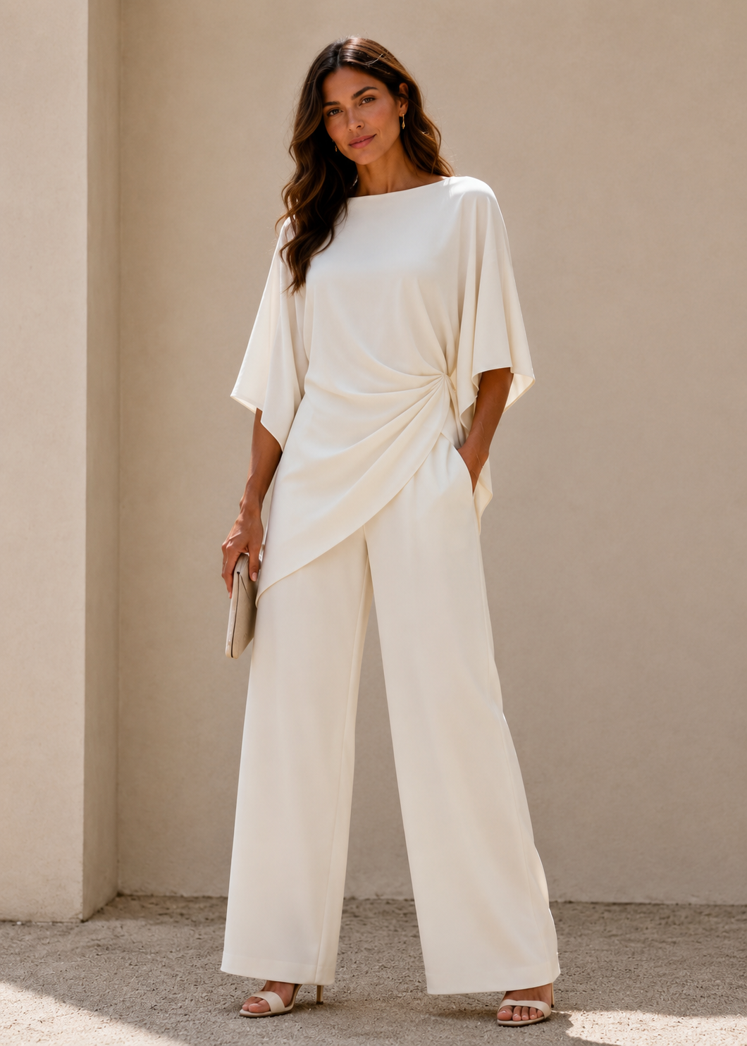 Ines Paris | Ensemble blouse et pantalon femme fluide