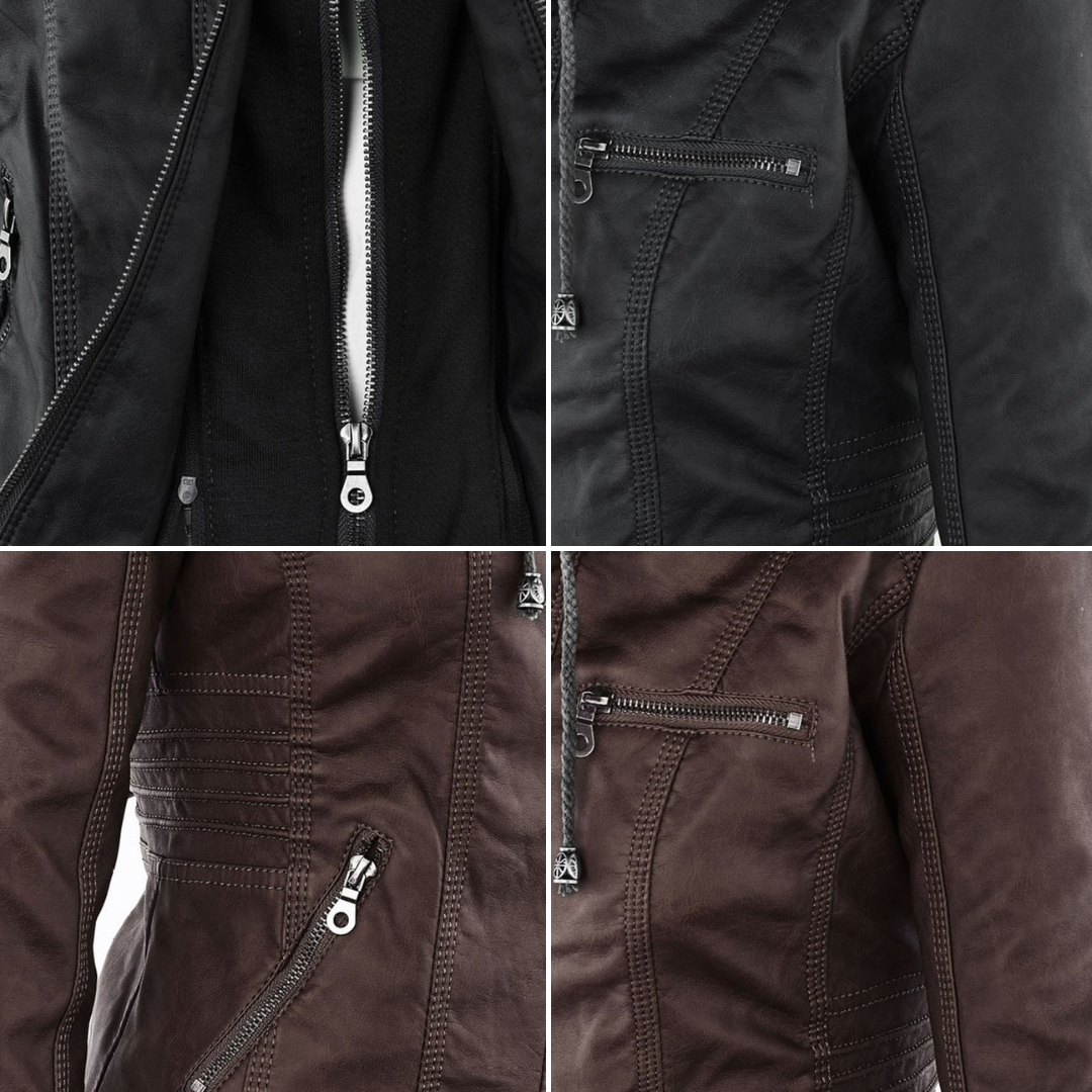 Ines Paris | Veste effet cuir femme, grandes tailles