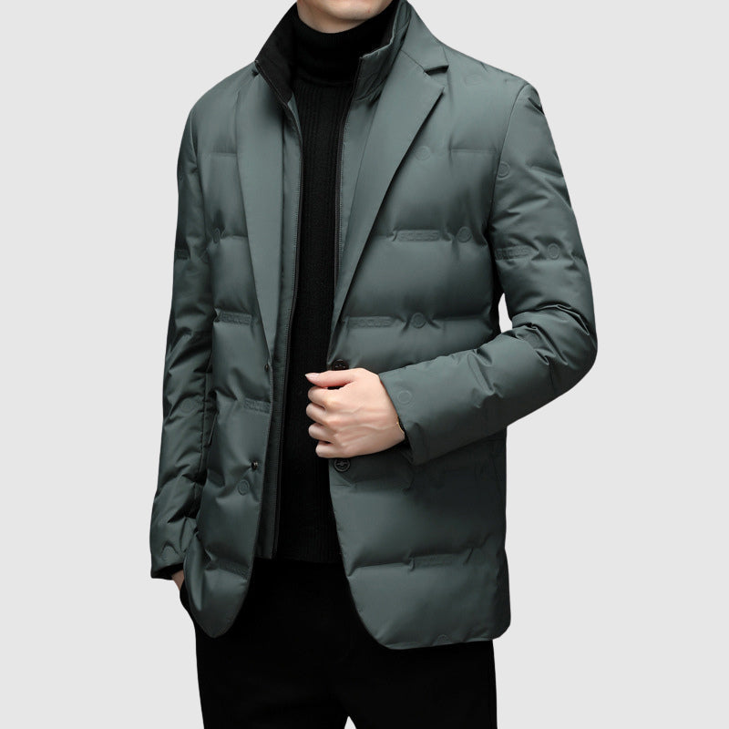 Armand | Doudoune Homme Style Blazer Matelassée à Col Tailleur - vue 2