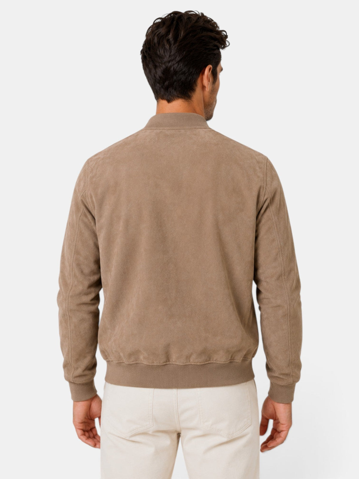 Arsène | Blouson Bomber Homme Aspect Daim - vue 3