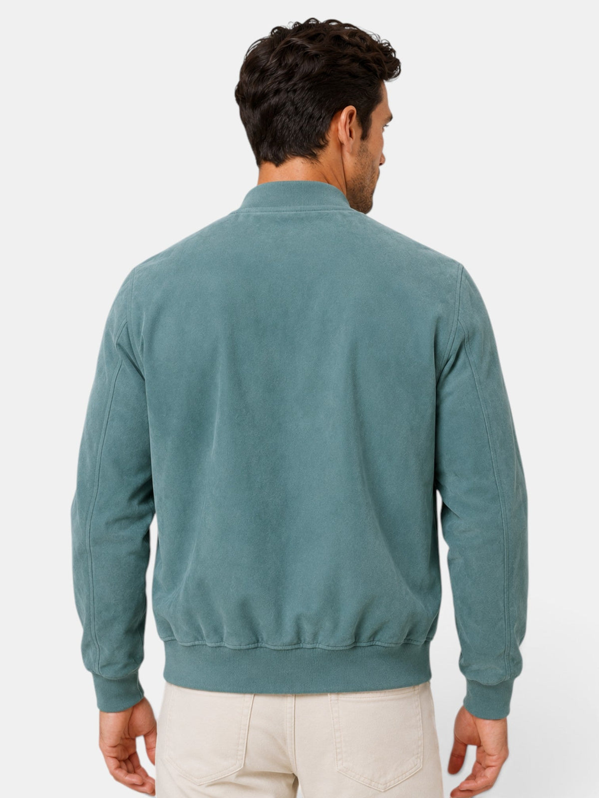 Arsène | Blouson Bomber Homme Aspect Daim - vue 6