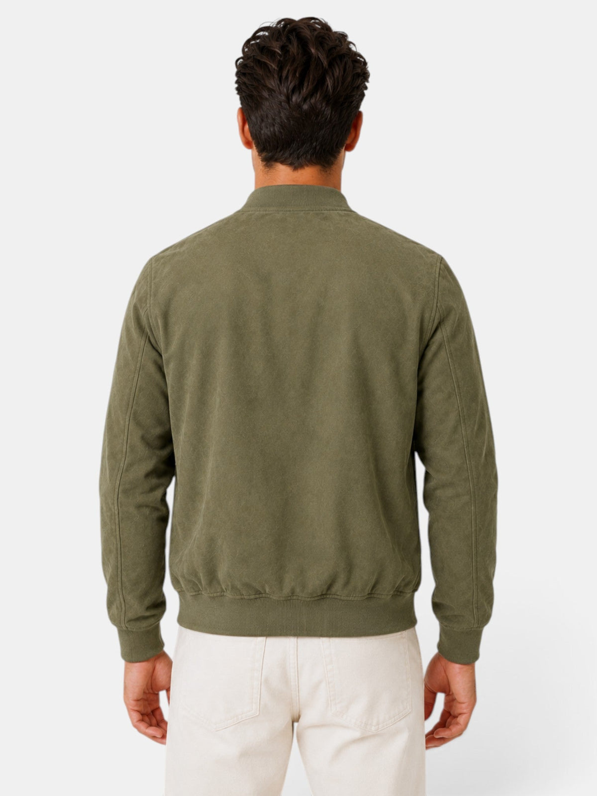 Arsène | Blouson Bomber Homme Aspect Daim - vue 9