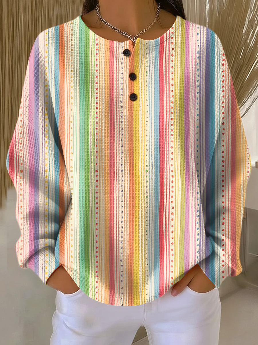 Ines Paris | Pull femme tricot gaufré épais intérieur brossé