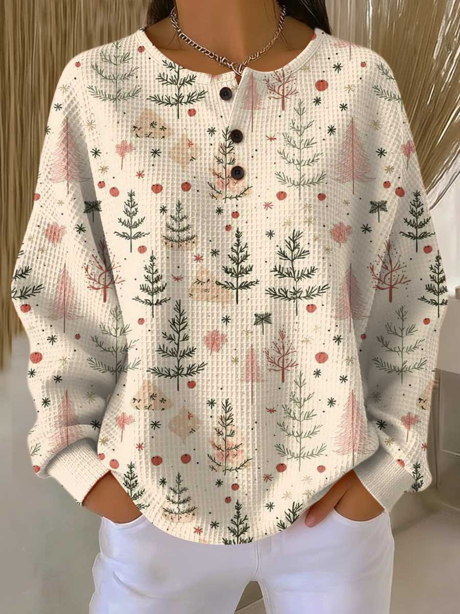 Ines Paris | Pull femme tricot gaufré épais intérieur brossé