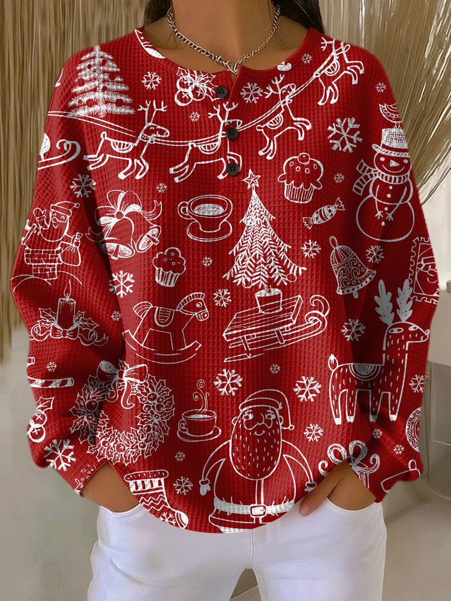 Ines Paris | Pull femme tricot gaufré épais intérieur brossé