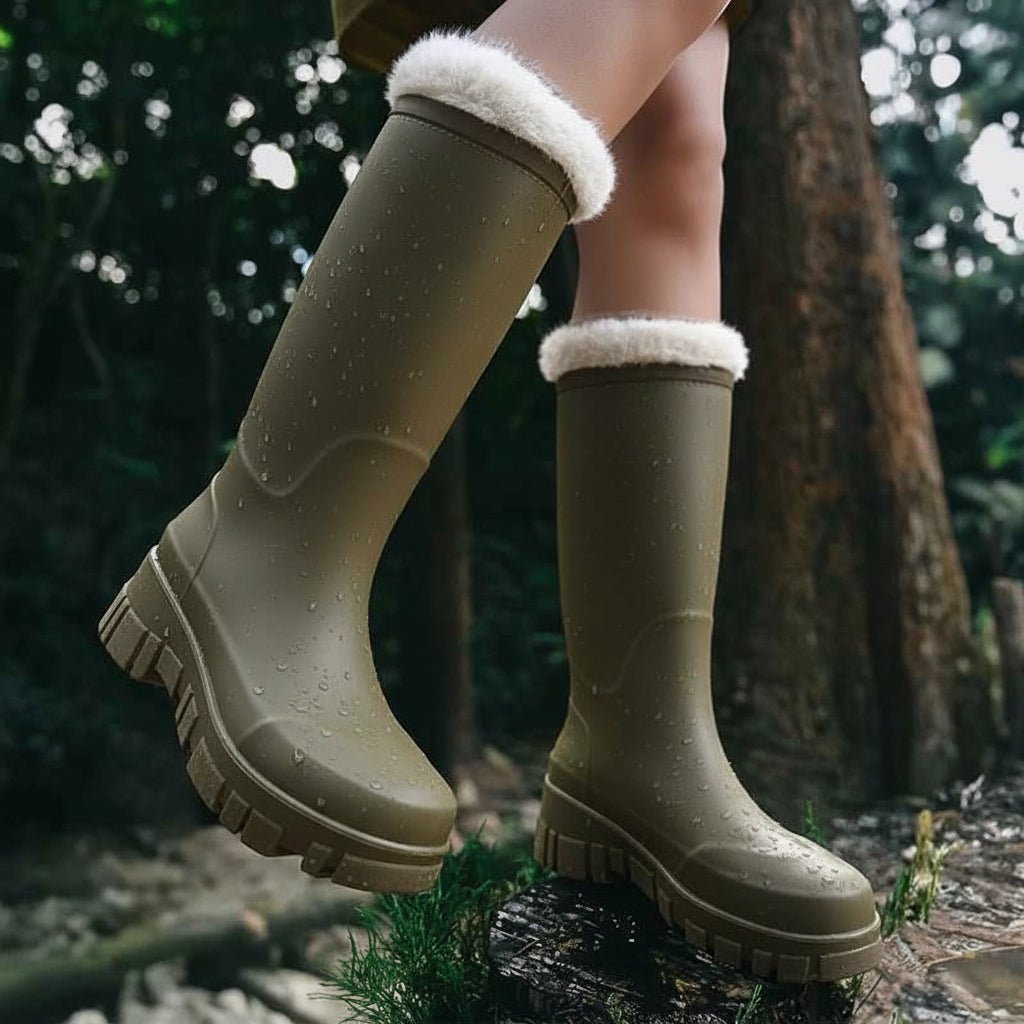 Emma | Bottes de Pluie Fourrées Femme, Tige Mi-Haute ou Haute - vue 4