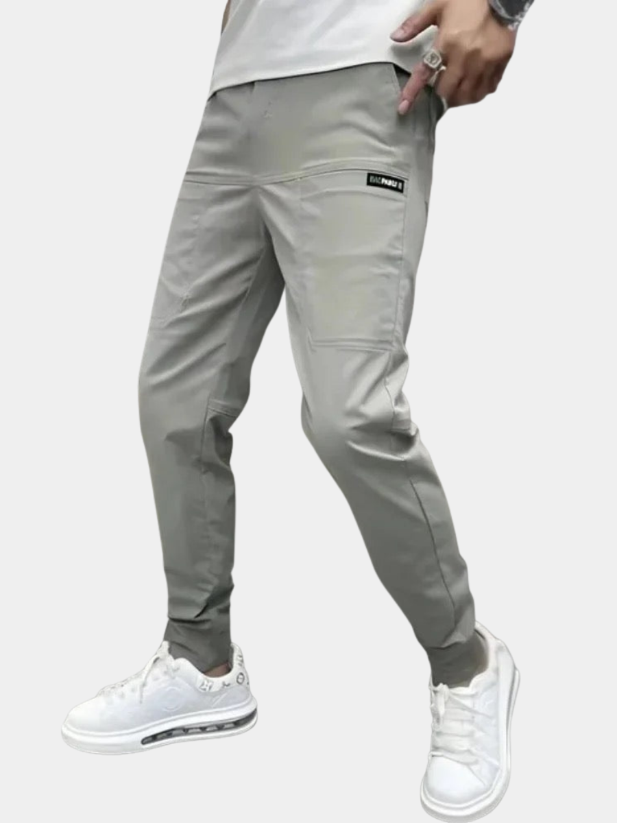 Gauthier | Pantalon Cargo Homme Stretch à Chevilles Resserrées - vue 1