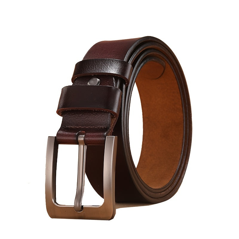 Lucien | Ceinture Homme Effet Cuir Classique à Boucle Ardillon - vue 1