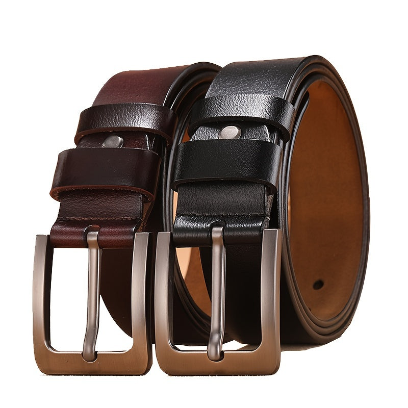 Lucien | Ceinture Homme Effet Cuir Classique à Boucle Ardillon - vue 4