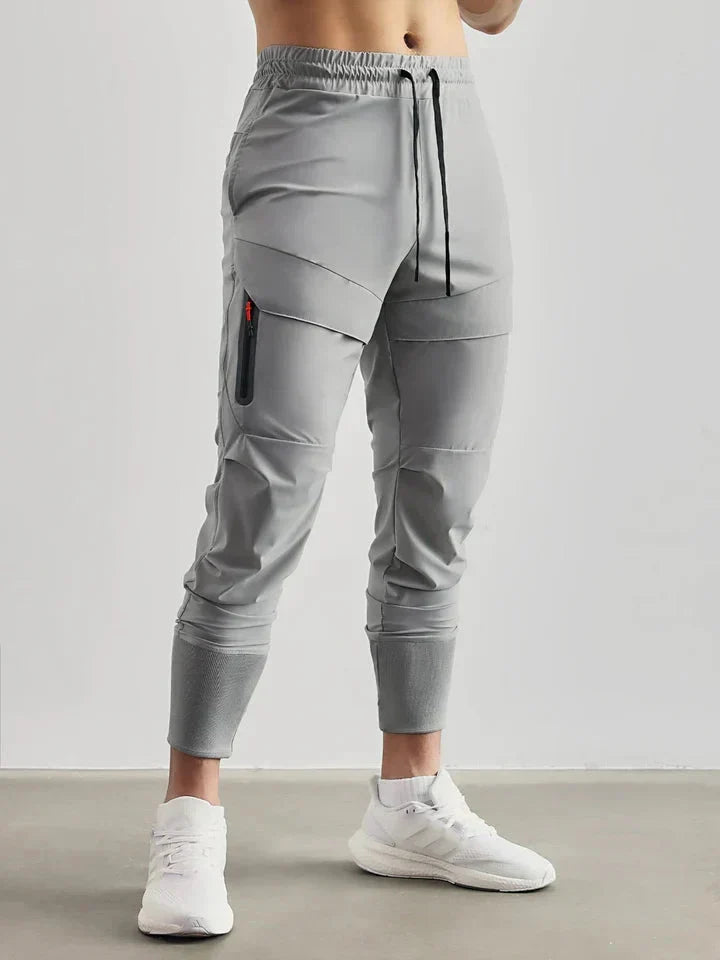 Maurice | Jogging Homme Stretch à Poches Zippées et Chevilles Côtelées - vue 2