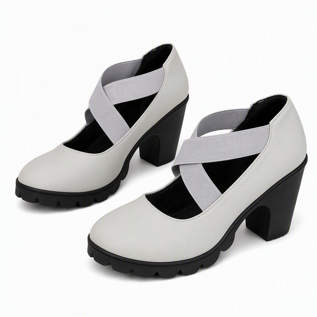 Ines Paris | Chaussures Mary Jane femme talon bloc plateforme