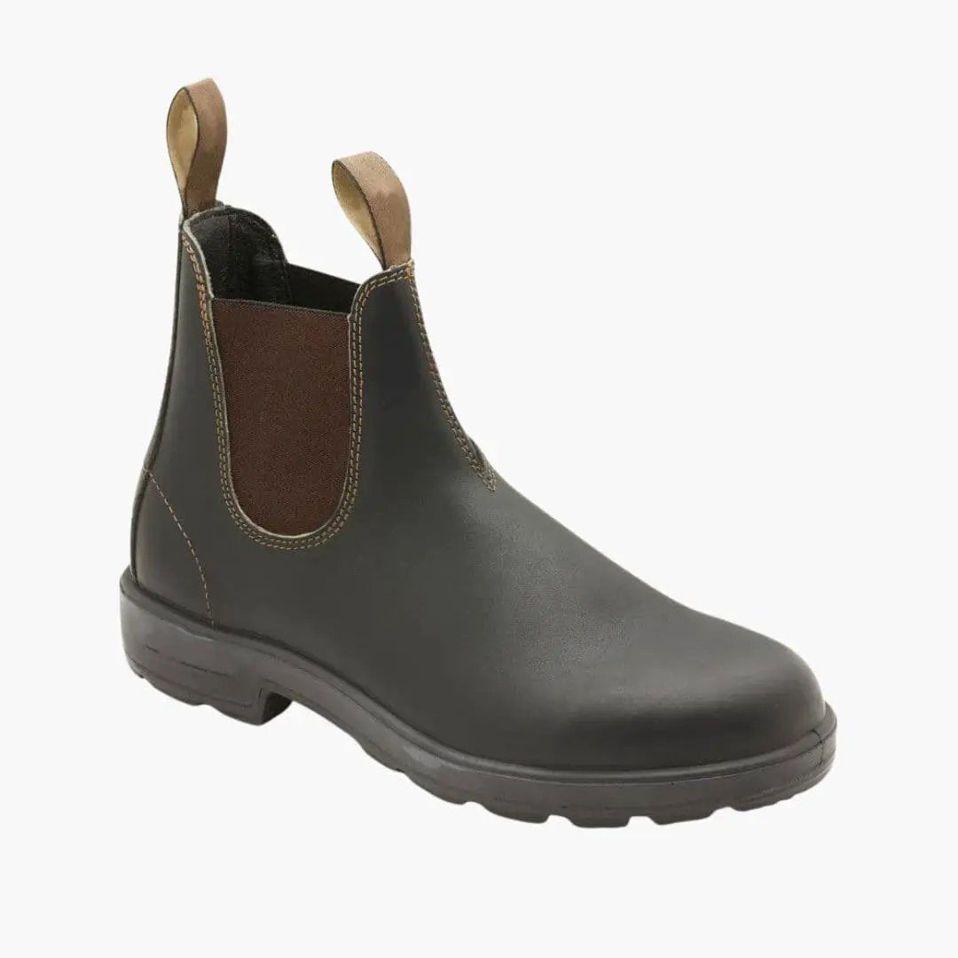 Sylvain | Boots Chelsea Effet Cuir à Élastiques Latéraux Homme - Noir mat