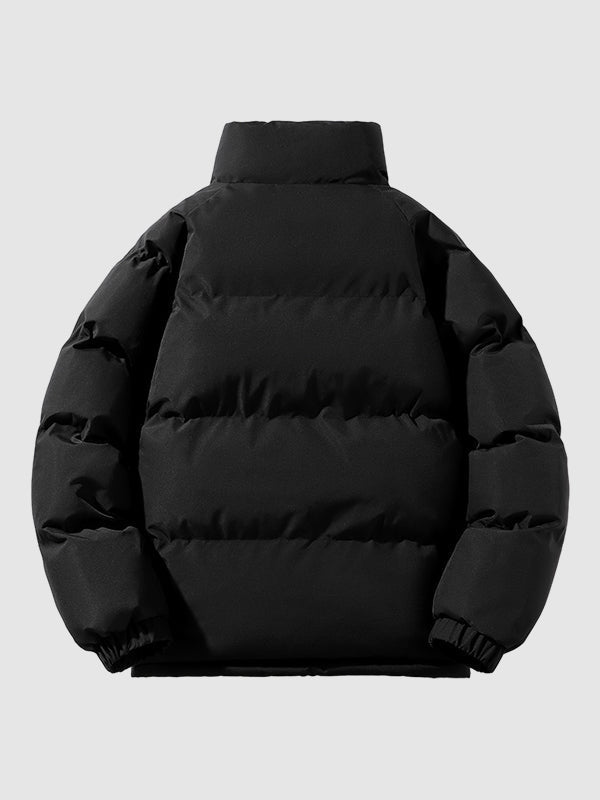 Yves | Doudoune Courte Homme Matelassée Doublure Peluche et Poignets Élastiques - vue 5