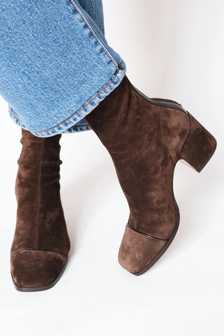 Ines Paris | Bottines femme bout carré à talon bloc