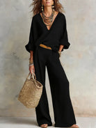Ines Paris | Ensemble été femme effet lin coupe ample