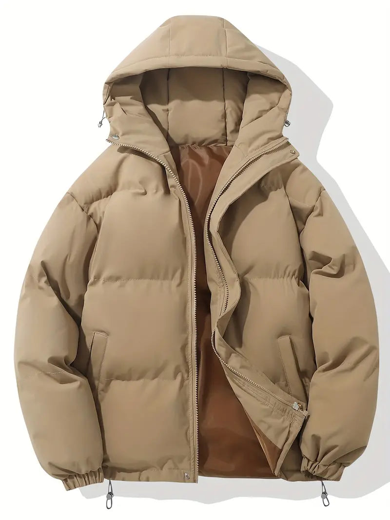 Doudoune femme matelassée à capuche, zippée avec poches