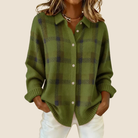 Ines Paris | Pull femme à carreaux avec col