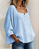 Ines Paris | Blouse femme effet lin légère pour l'été