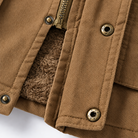 Veste à capuche homme, zip et boutons, poches multiples