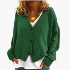 Ines Paris | Cardigan femme col V en maille douce boutonné
