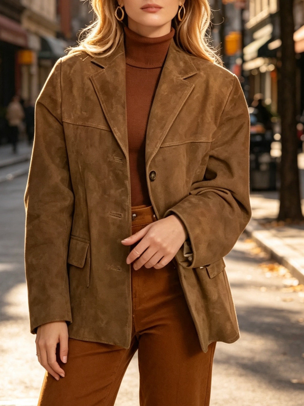 Ines Paris | Manteau Femme Ample Style Rétro – Grandes Poches