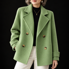 Ines Paris | Manteau femme effet cachemire à boutons