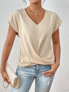 Ines Paris | T-shirt femme col cœur légèrement extensible