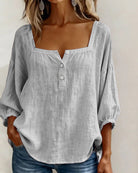 Ines Paris | Blouse femme effet lin légère pour l'été