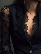 Ines Paris | Haut Style Blazer Femme Manches Semi-Transparentes