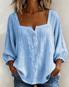 Ines Paris | Blouse femme effet lin légère pour l'été