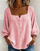 Ines Paris | Blouse femme effet lin légère pour l'été