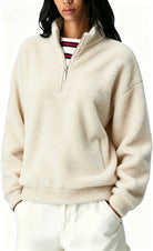 Ines Paris | Sweat Zippé Femme Doublure Polaire – Chaud et Confortable