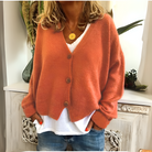 Ines Paris | Gilet femme col V boutonné coupe décontractée