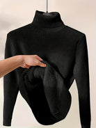 Ines Paris | Pull tunique femme col montant