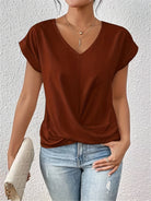 Ines Paris | T-shirt femme col cœur légèrement extensible