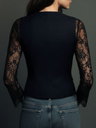 Ines Paris | Haut Style Blazer Femme Manches Semi-Transparentes