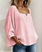 Ines Paris | Blouse femme effet lin légère pour l'été