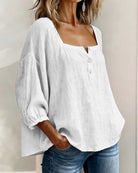 Ines Paris | Blouse femme effet lin légère pour l'été