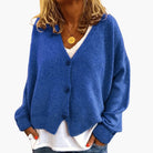 Ines Paris | Cardigan femme col V en maille douce boutonné