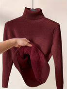 Ines Paris | Pull tunique femme col montant