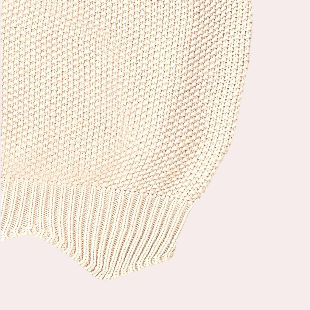Ines Paris | Pull sans manches femme oversize à ourlet asymétrique