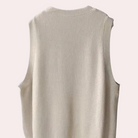 Ines Paris | Pull sans manches femme oversize à ourlet asymétrique
