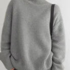 Ines Paris | Pull Col Roulé Oversize Femme Toucher Cachemire