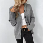 Ines Paris | Cardigan femme en maille côtelée coupe ample