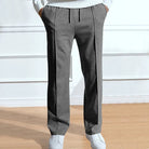 Pantalon slim homme, taille élastique à cordon