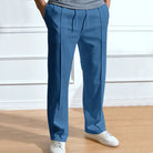 Pantalon slim homme, taille élastique à cordon