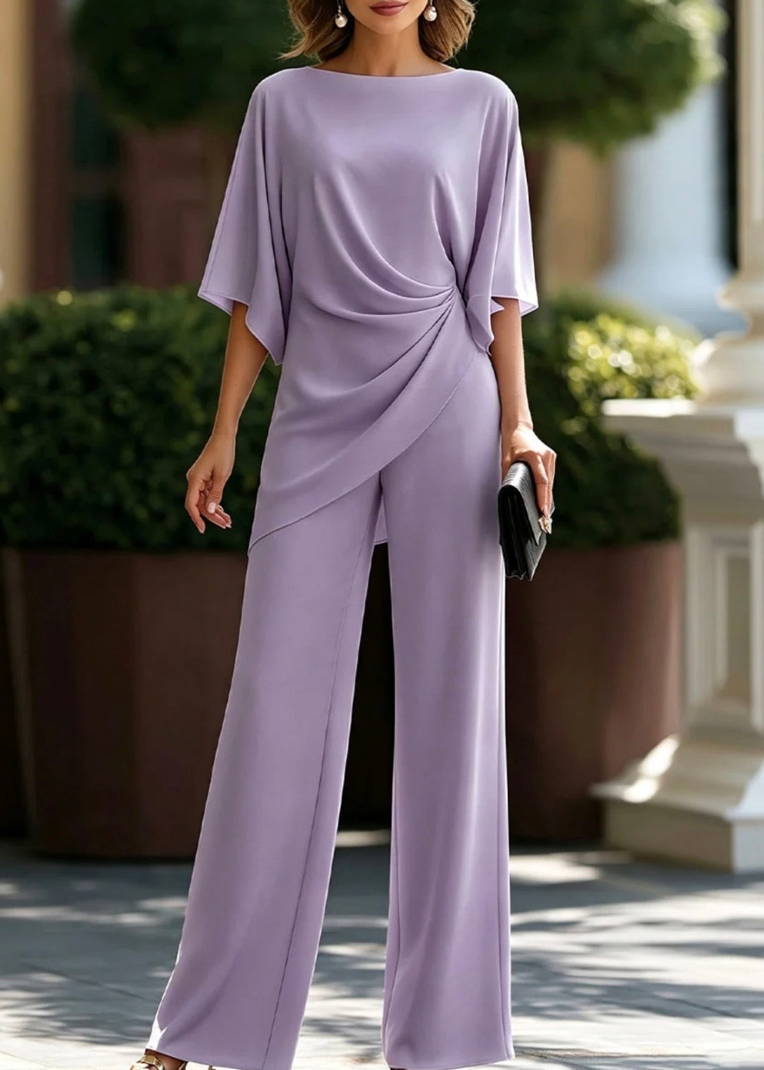 Ines Paris | Ensemble blouse et pantalon femme fluide