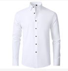 Chemise oxford homme à col boutonné, manches longues